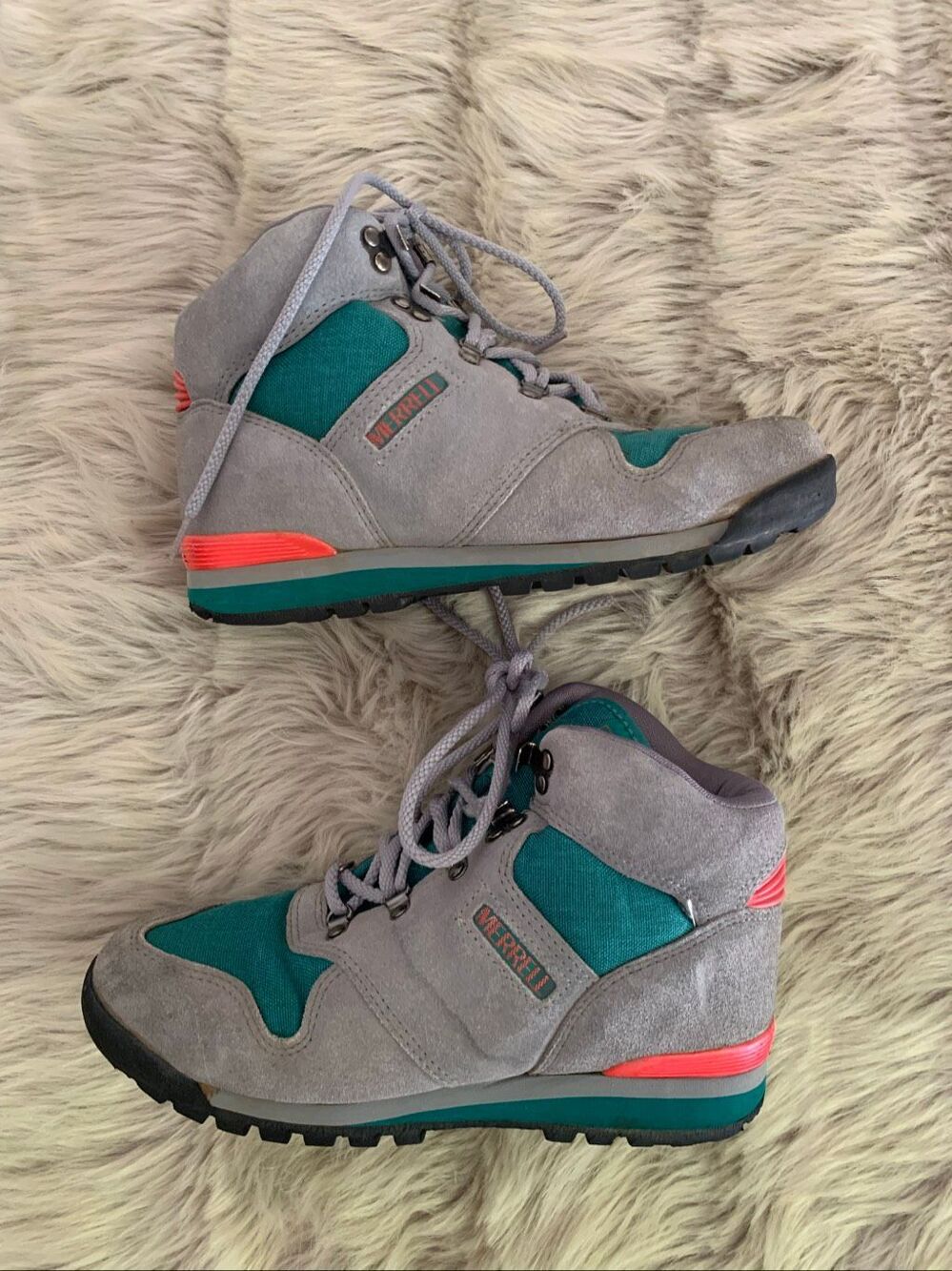 Women's Merrell LAZER Leather Waterproof Winter Hiking Boots 7.5